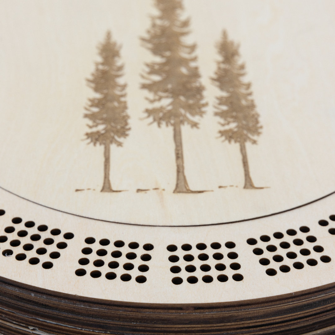 Tree Cribbage Board