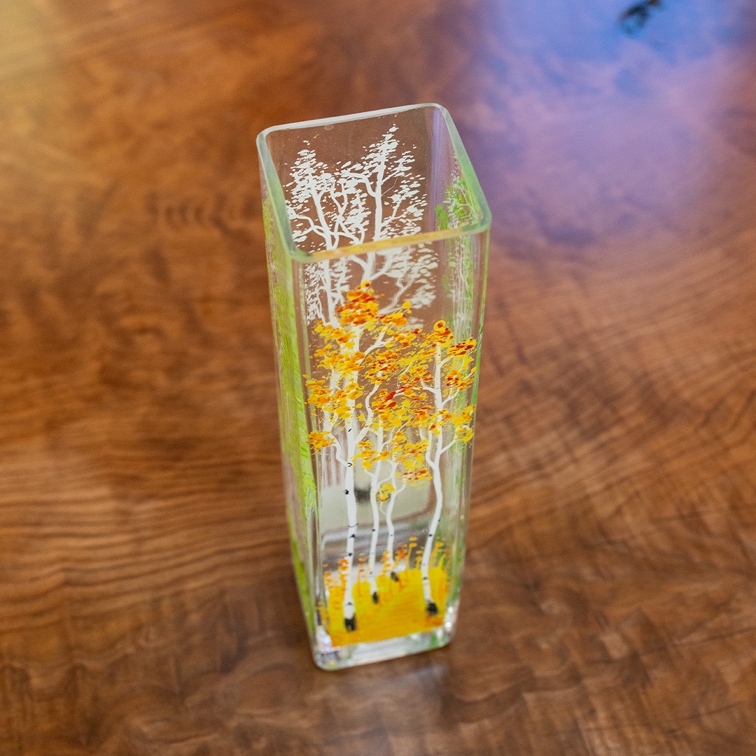 Mary Whitworth Glassware: Small Vase
