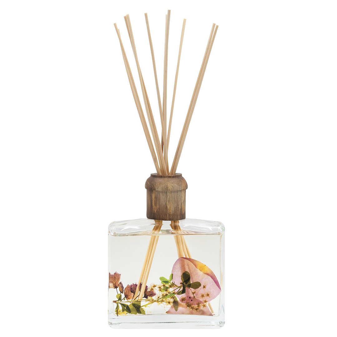 Rosy Rings Botanical Reed Diffuser: Lemon Blossom + Lychee