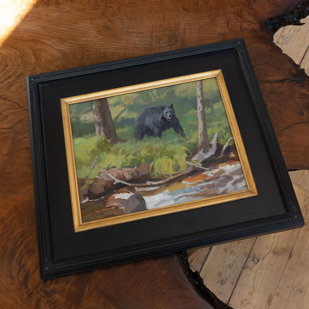 Approaching Black Bear I Daniel Loge