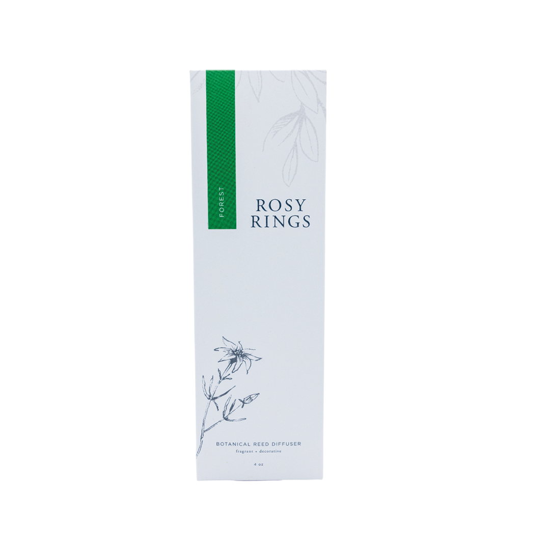 Rosy Rings Botanical Reed Diffuser: Forest