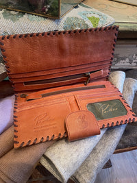 Leather clutch