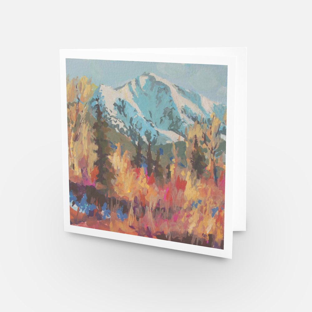 Dione Holt Single Card - Mt Sopris