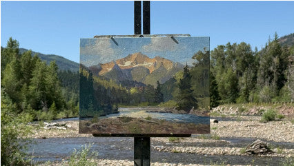 Scott Ruthven Plein Air Class Participant
