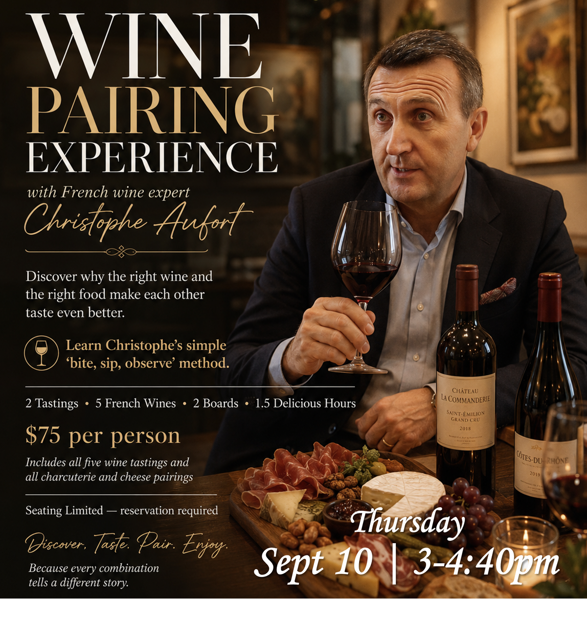 The Art of Wine Pairing | Christophe Aufort